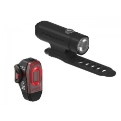 Комплект велофар Lezyne CLASSIC DRIVE 500/10 KTV PAIR Чорний матовий / Чорний Y13